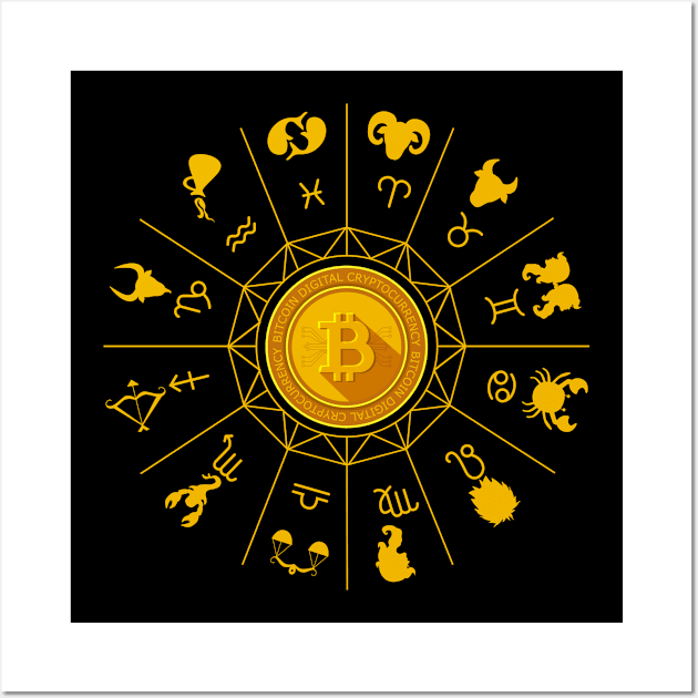 Celestial Bodies - Cryptocurrency Market Professional E-cash Wall Art by YouareweirdIlikeyou